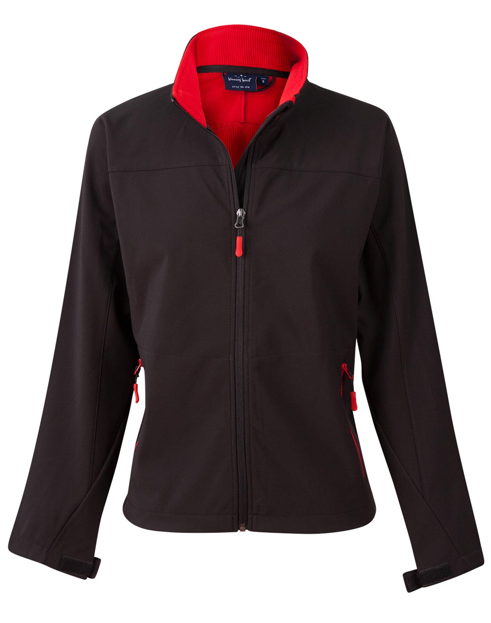 Rosewall Soft Shell Ladies - Black Red