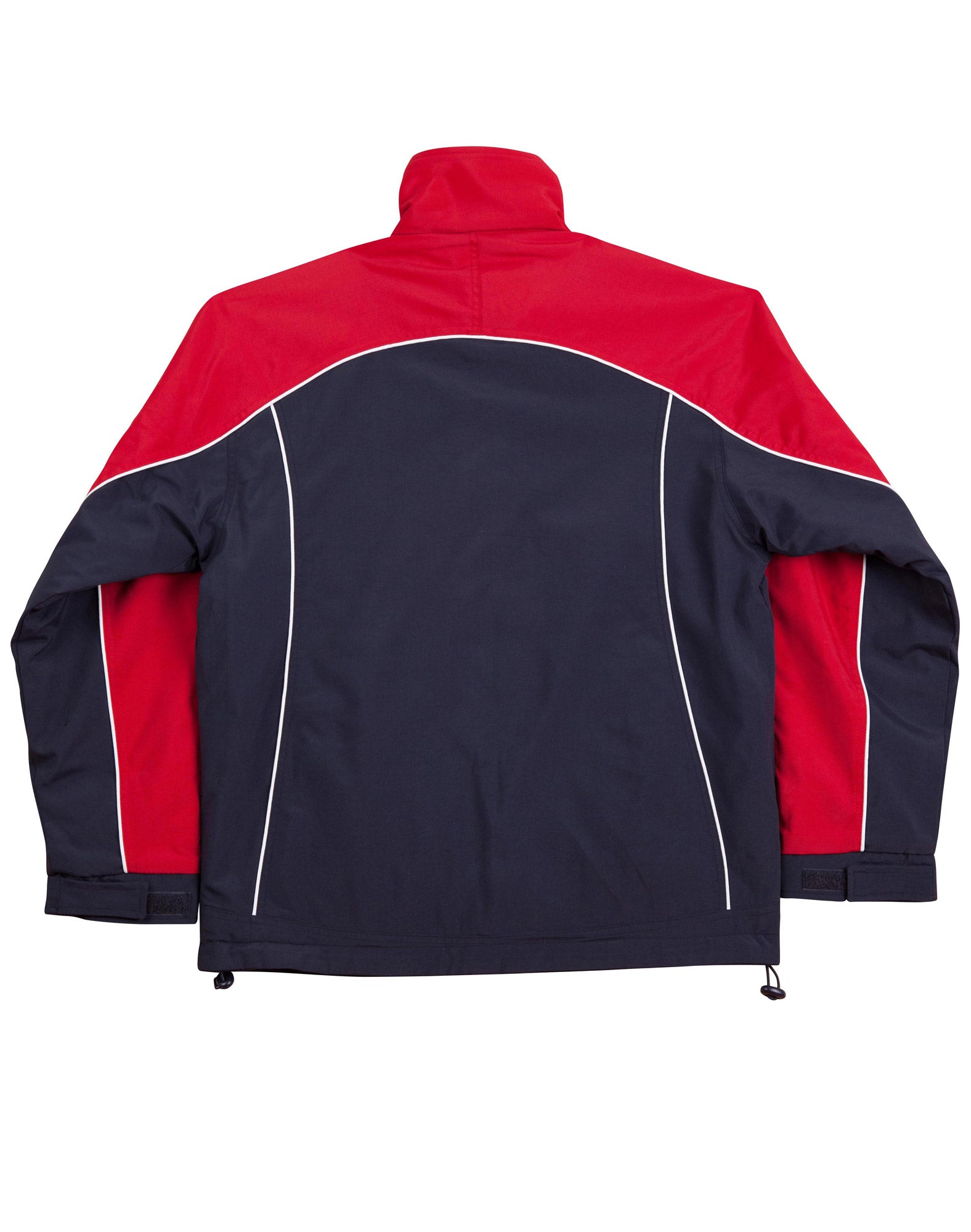 Cascade Tri-Colour Contrast Reversible Jacket - Navy White.Red