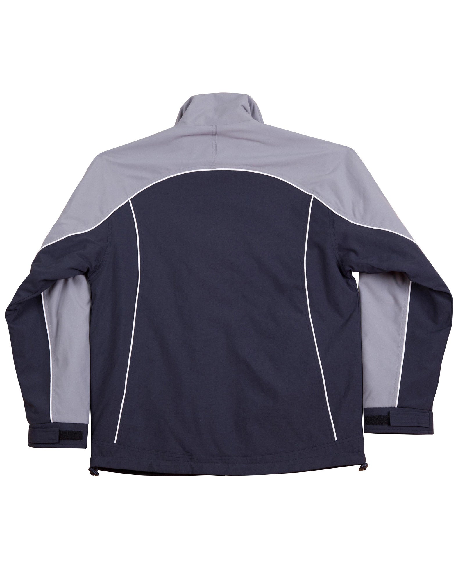 Cascade Tri-Colour Contrast Reversible Jacket - Navy White.Silver