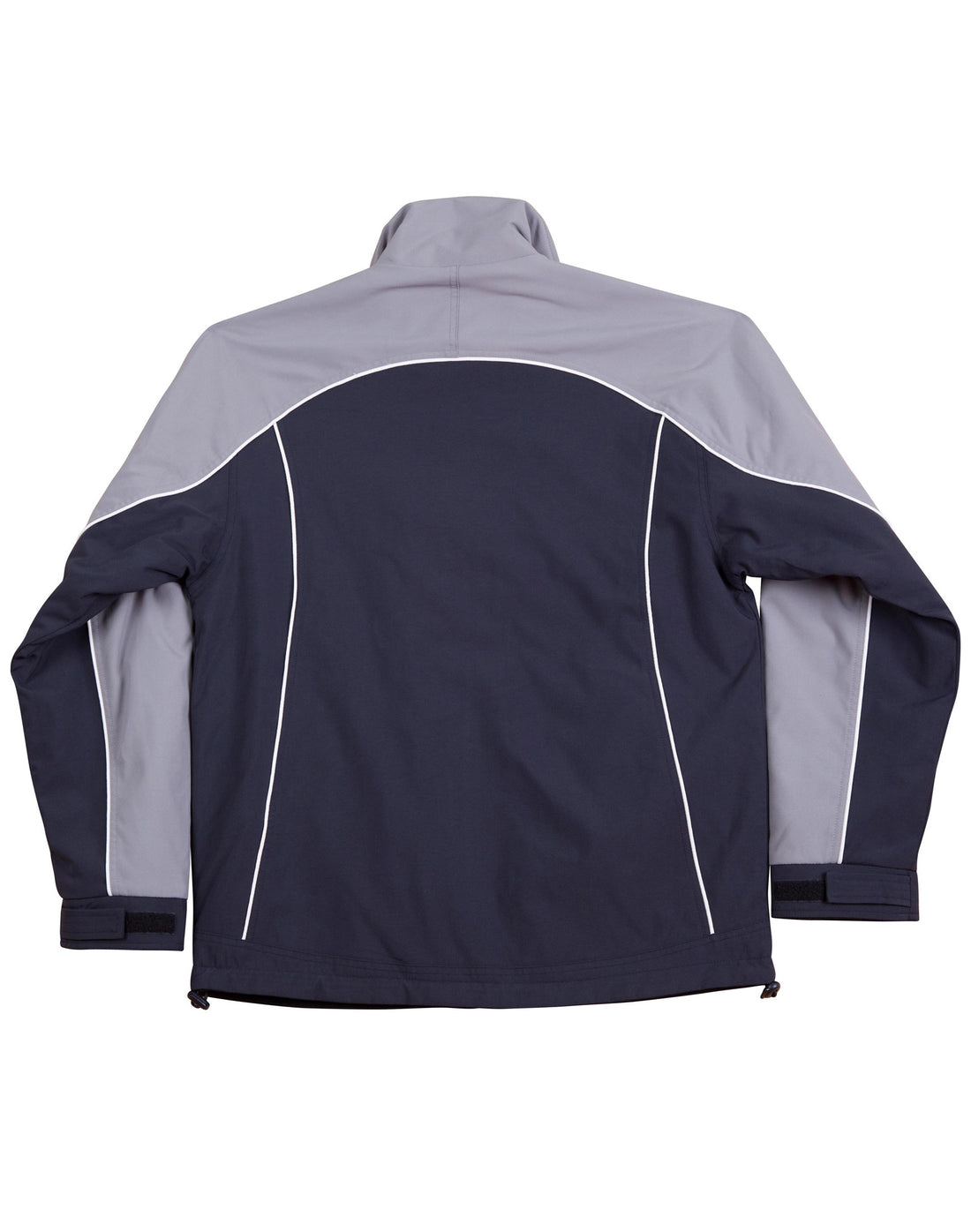 Cascade Tri-Colour Contrast Reversible Jacket - Navy White.Silver