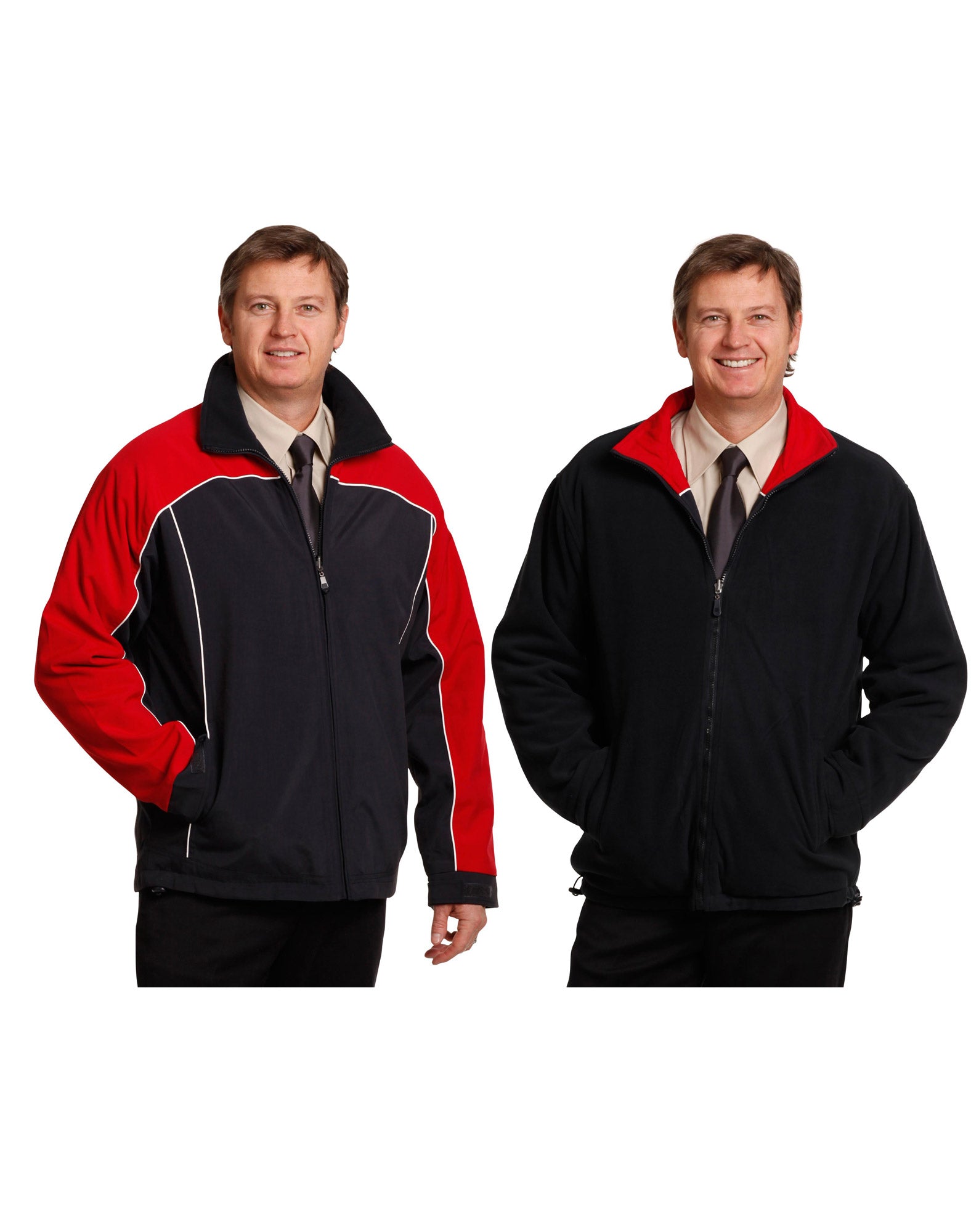 Cascade Tri-Colour Contrast Reversible Jacket
