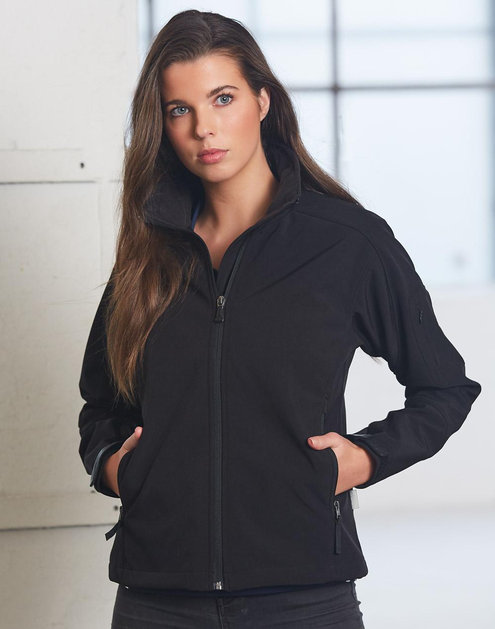 Ladies Softshell Hi-Tech Jacket - Black