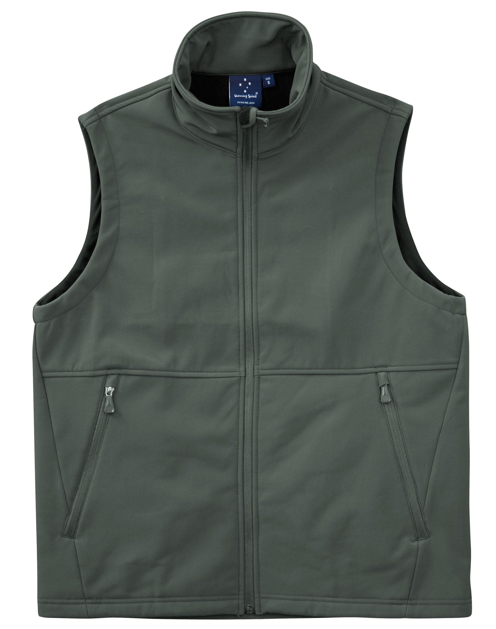 Men'S Softshell Hi-Tech Vest - Charcoal