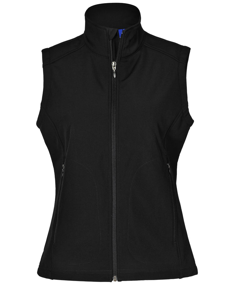 Ladies' Softshell Hi-Tech Vest - Black