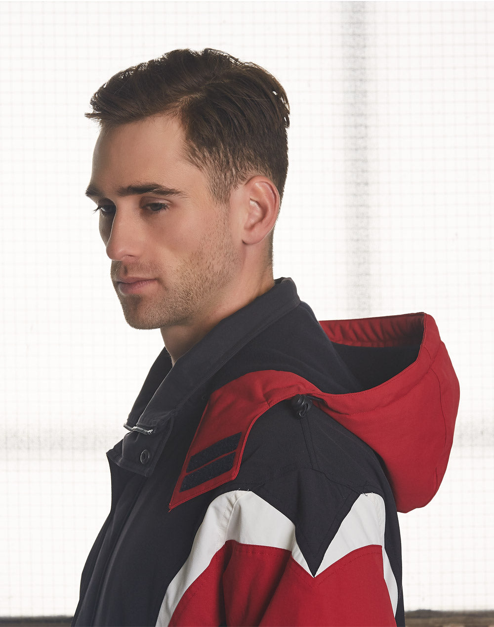 Bathurst Tri-Colour Jacket With Hood Unisex