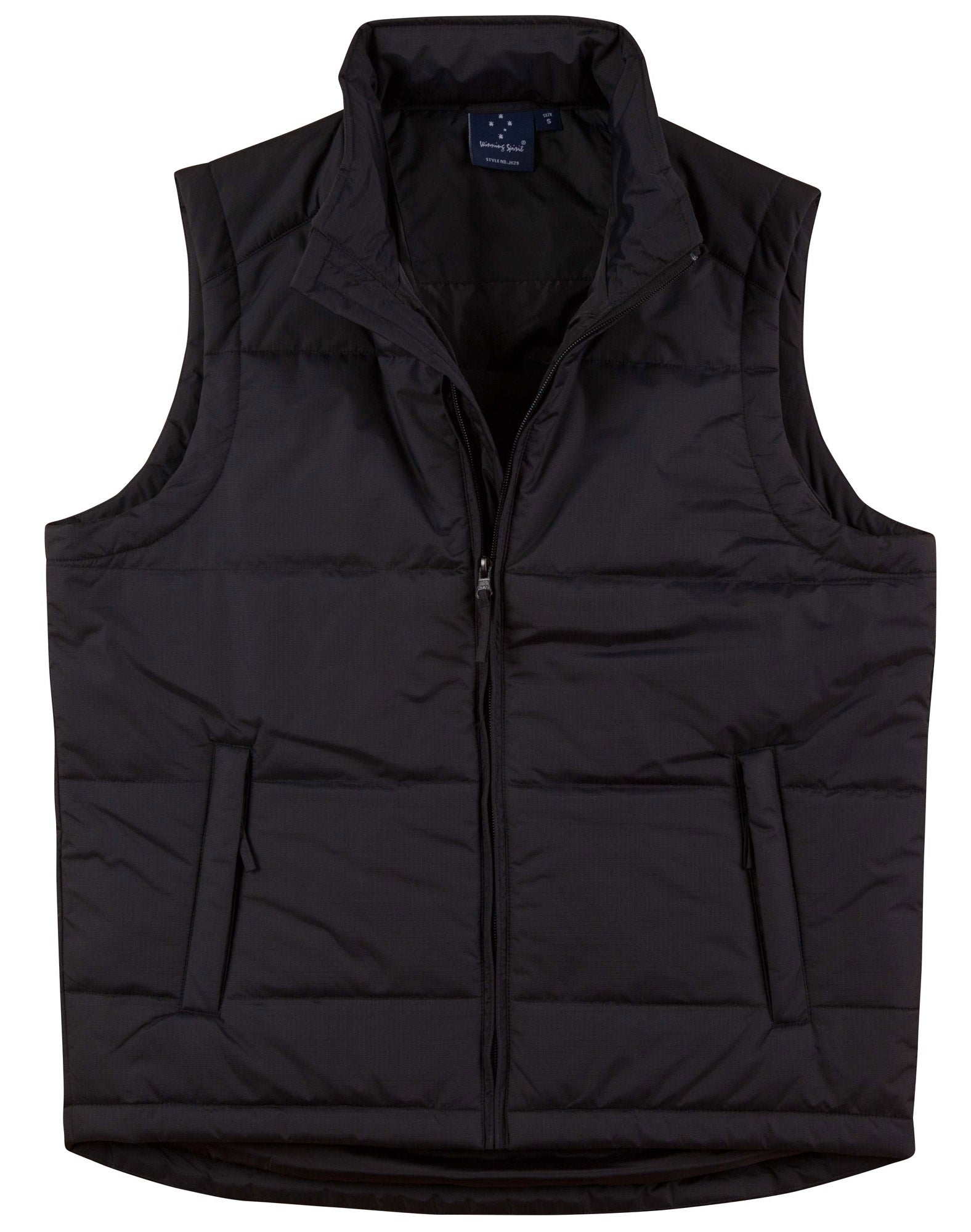 Padded Vest Men'S - Black