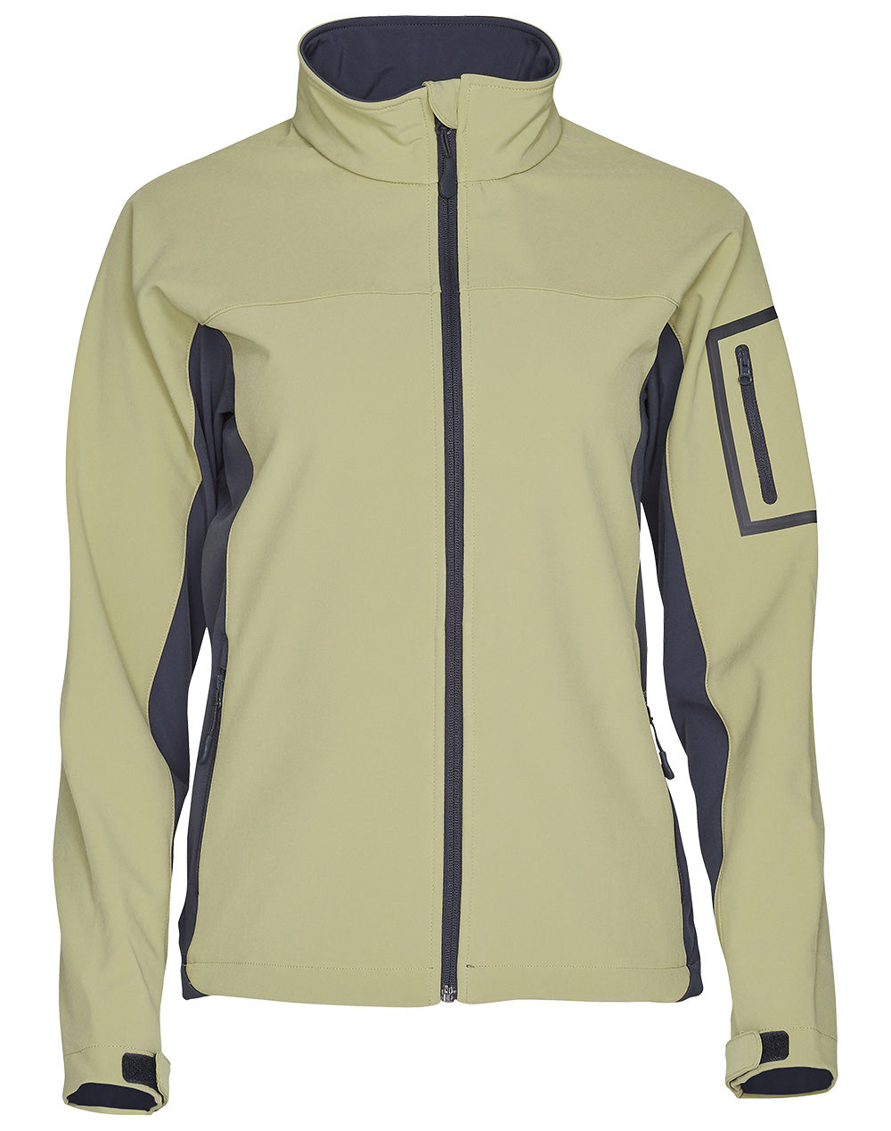 Whistler Softshell Contrast Jacket Ladies' - Green Grey