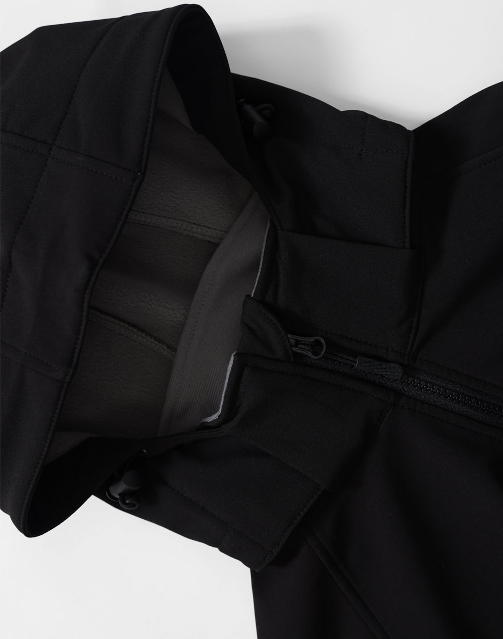 Aspen Softshell Hood Jacket Men'S - Black Charcoal