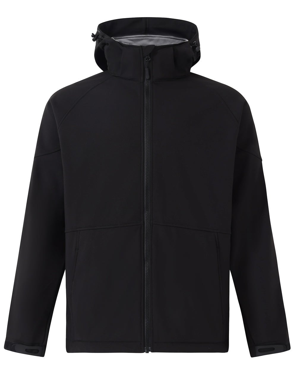 Aspen Softshell Hood Jacket Men'S - Black Charcoal