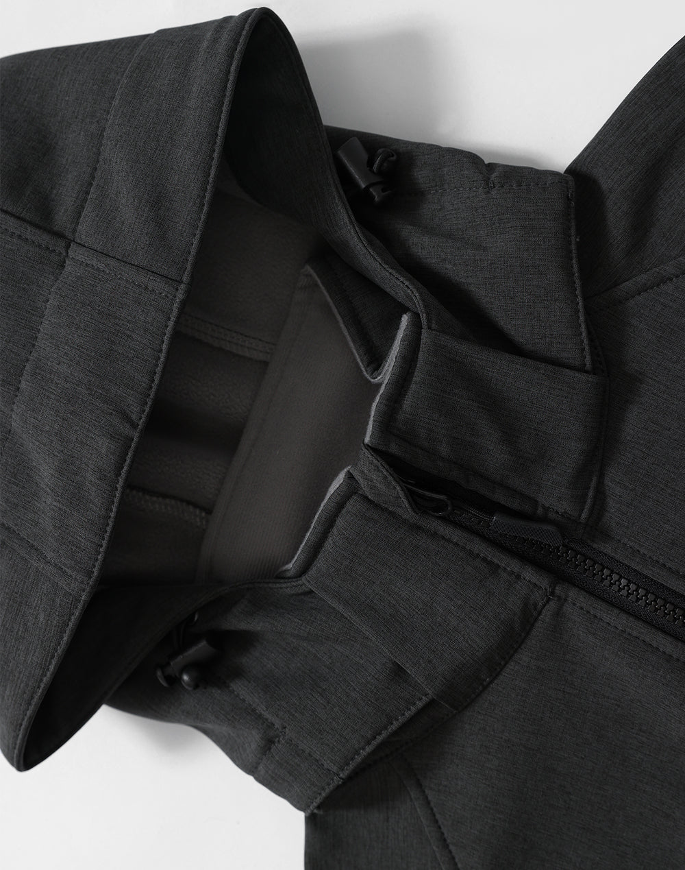 Aspen Softshell Hood Jacket Men'S - Marl Charcoal Charcoal
