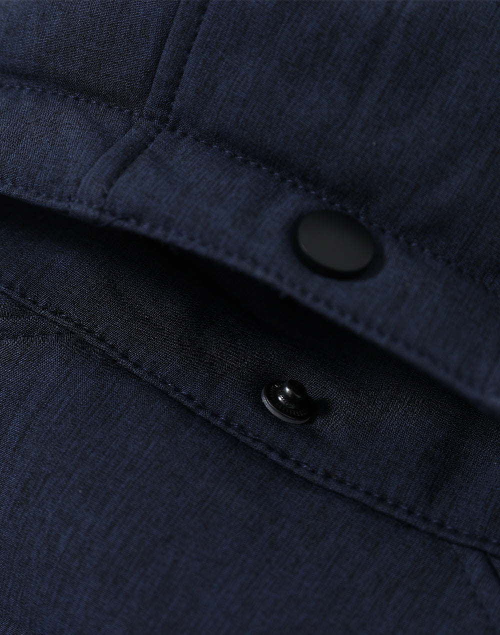 Aspen Softshell Hood Jacket Men'S - Marl Navy Charcoal