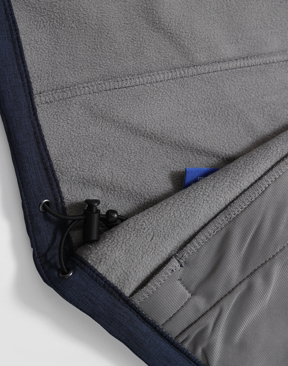 Aspen Softshell Hood Jacket Men'S - Marl Navy Charcoal