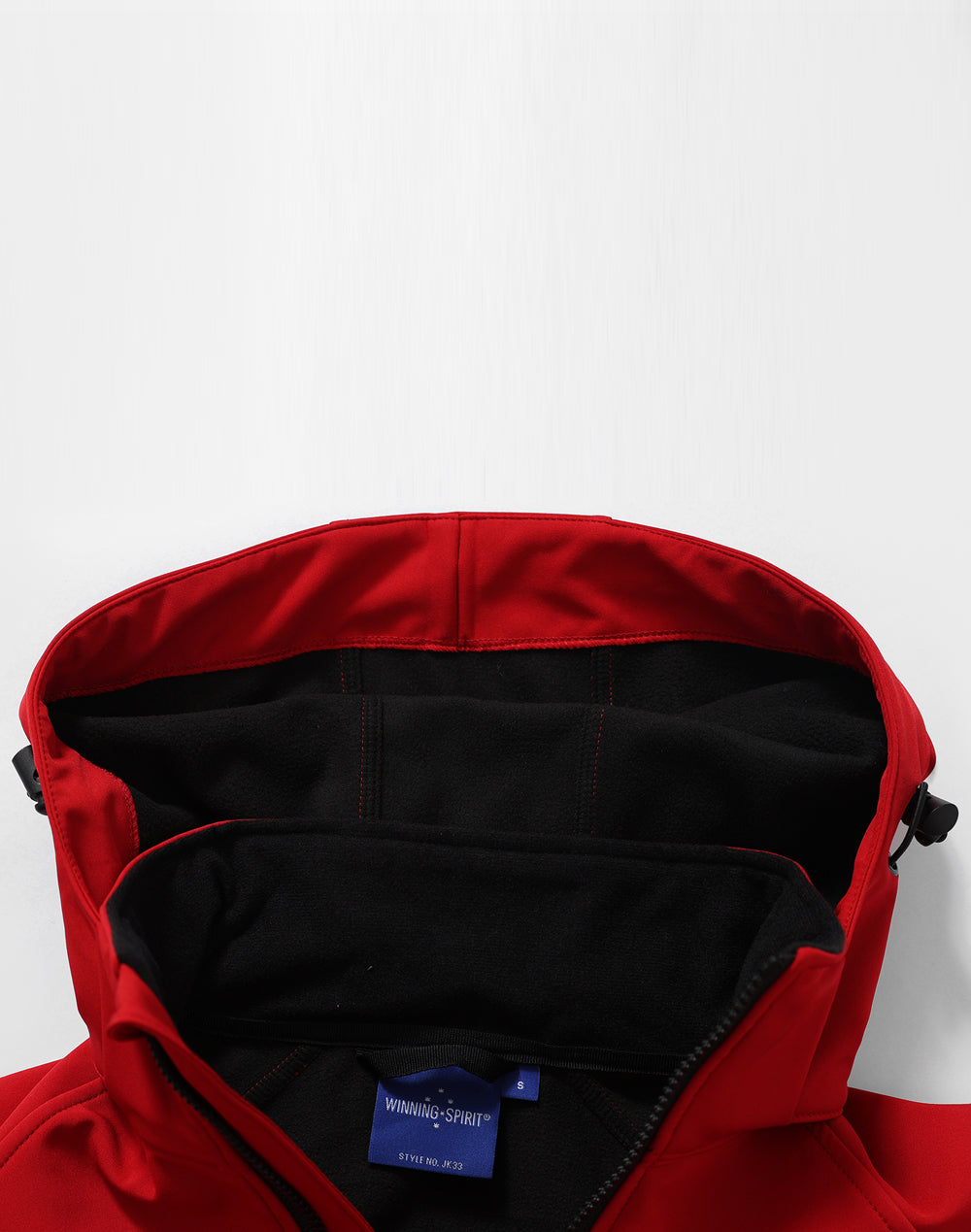 Aspen Softshell Hood Jacket Men'S - Red Black
