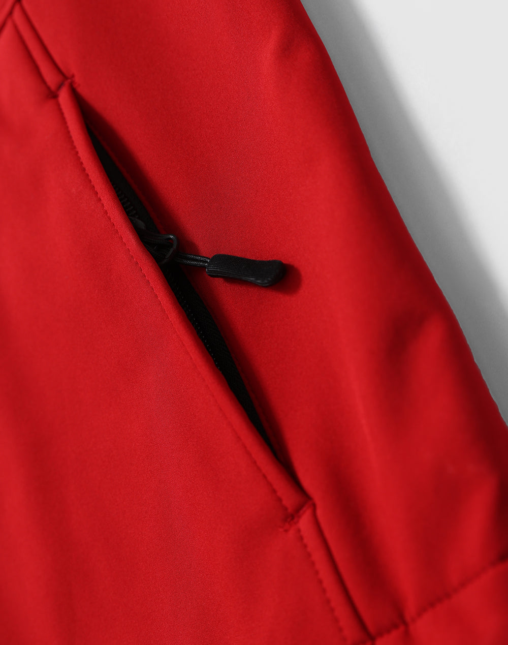 Aspen Softshell Hood Jacket Men'S - Red Black