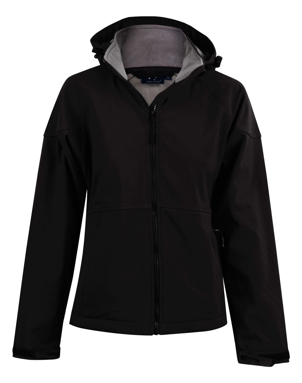 Aspen Softshell Hood Jacket Ladies' - Black Charcoal