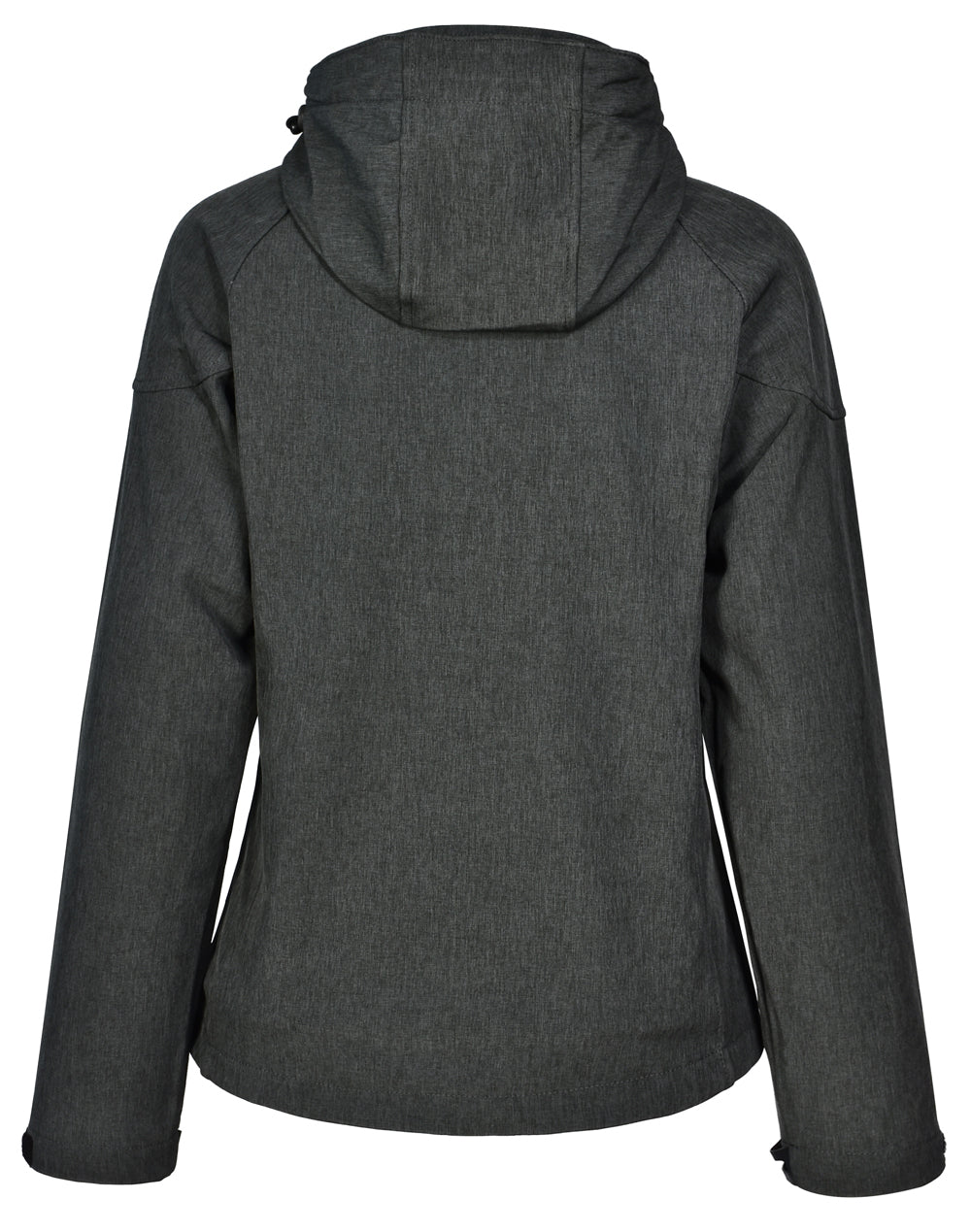 Aspen Softshell Hood Jacket Ladies' - Marl Charcoal Charcoal