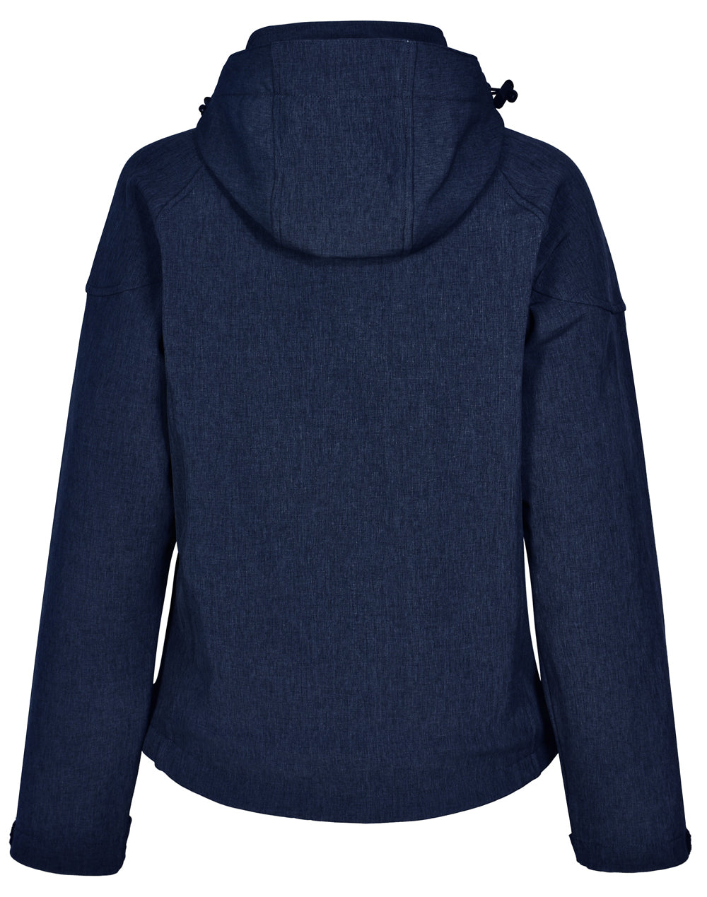 Aspen Softshell Hood Jacket Ladies' - Marl Navy Charcoal
