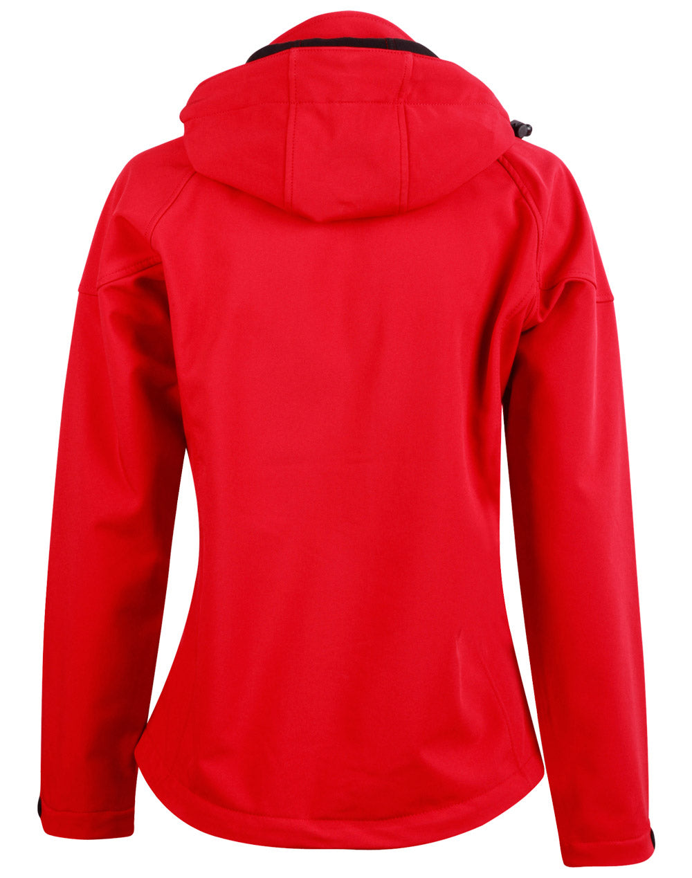Aspen Softshell Hood Jacket Ladies' - Red Black