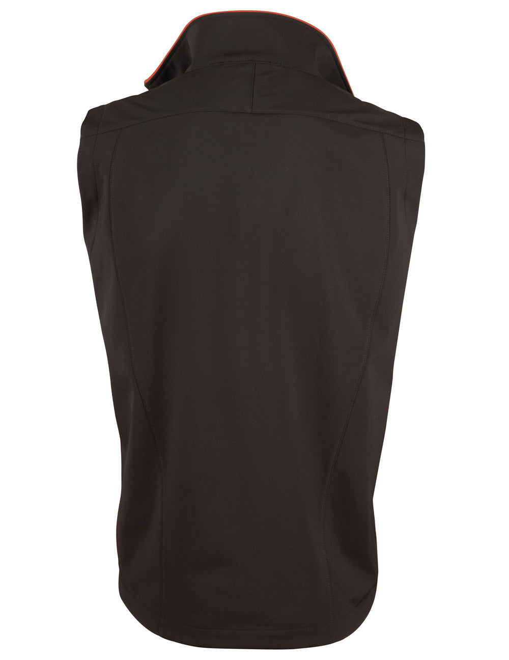 Rosewall Soft Shell Vest Men'S - Black Orange