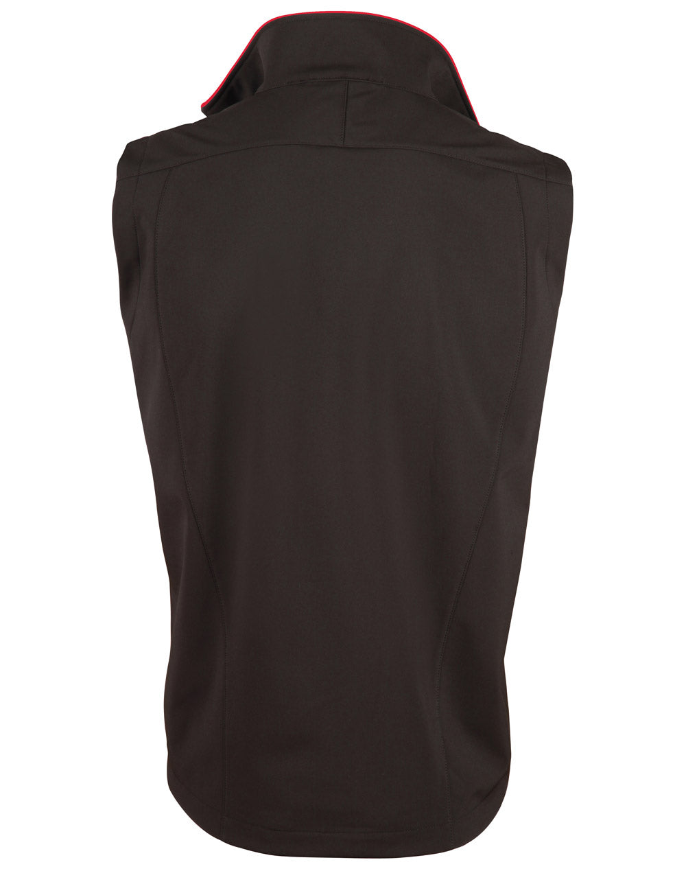 Rosewall Soft Shell Vest Men'S - Black Red
