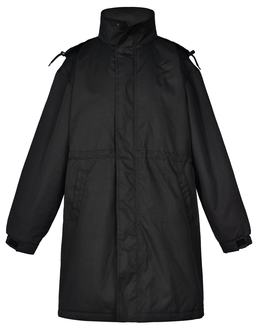 Longline Stadium Jacket - Black