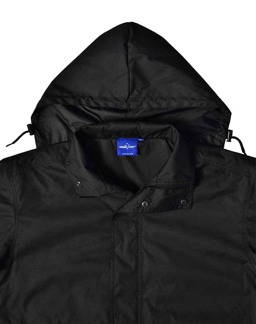 Longline Stadium Jacket - Black