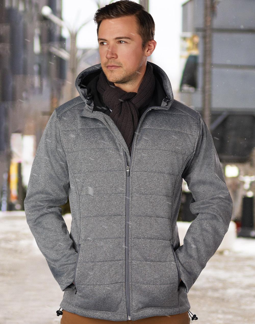 Jasper Cationic Quilted Jacket- Mens - Charcoal