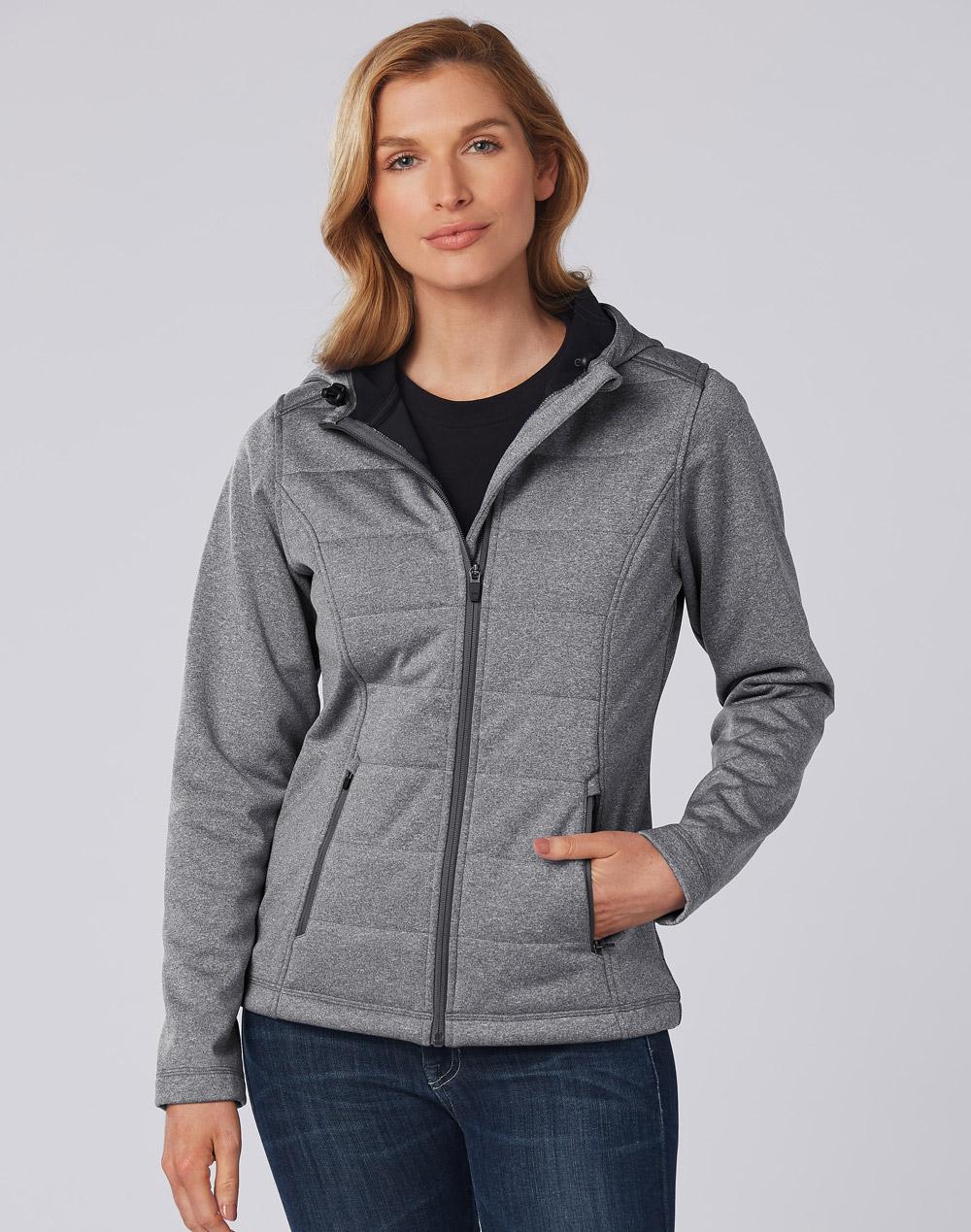 Jasper Cationic Quilted Jacket- Ladies - Charcoal
