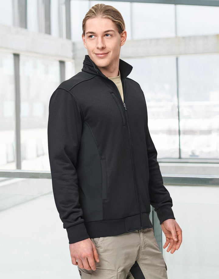 - Jacquard Fleece Bomber Jacket
