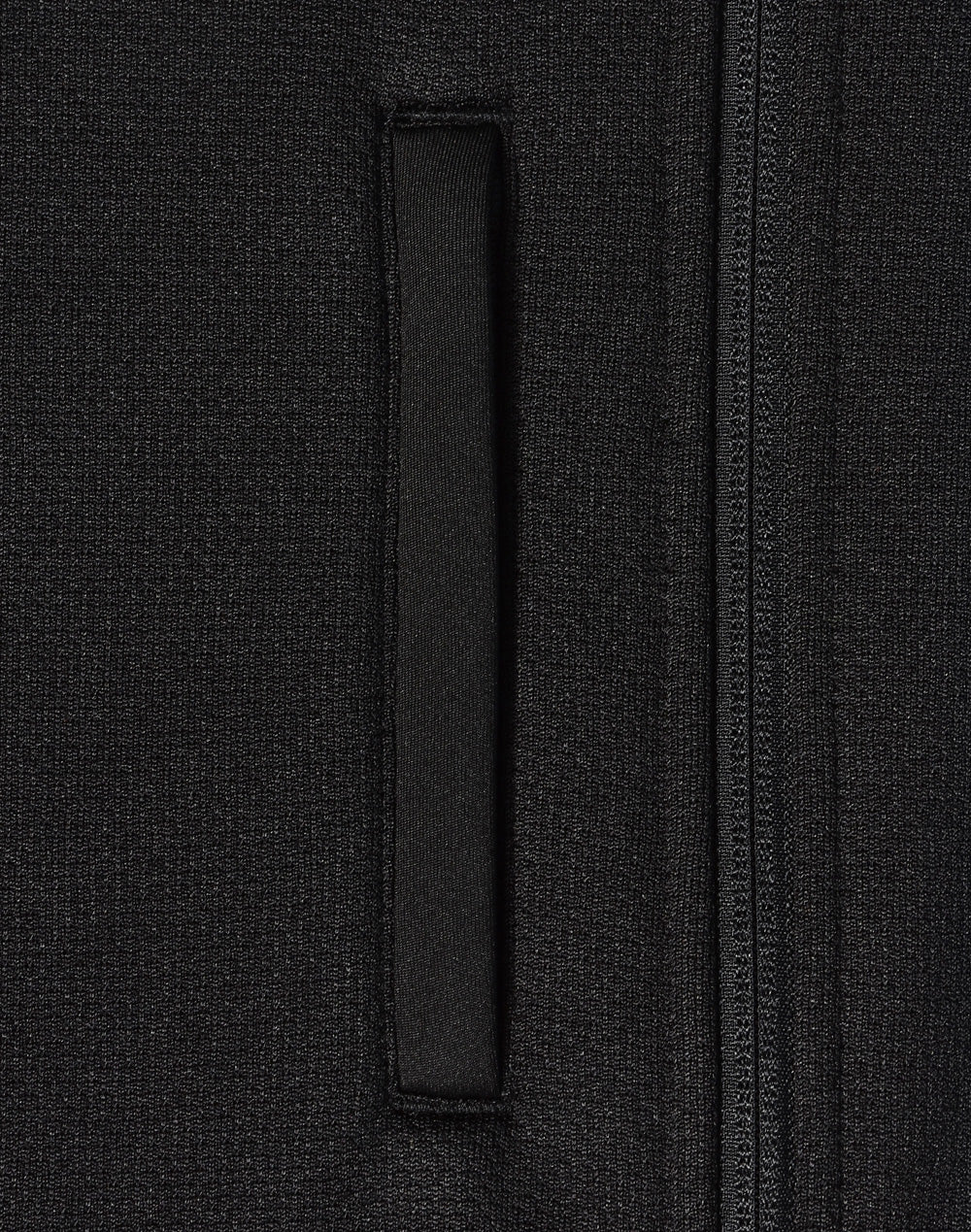- Jacquard Fleece Bomber Jacket - Black