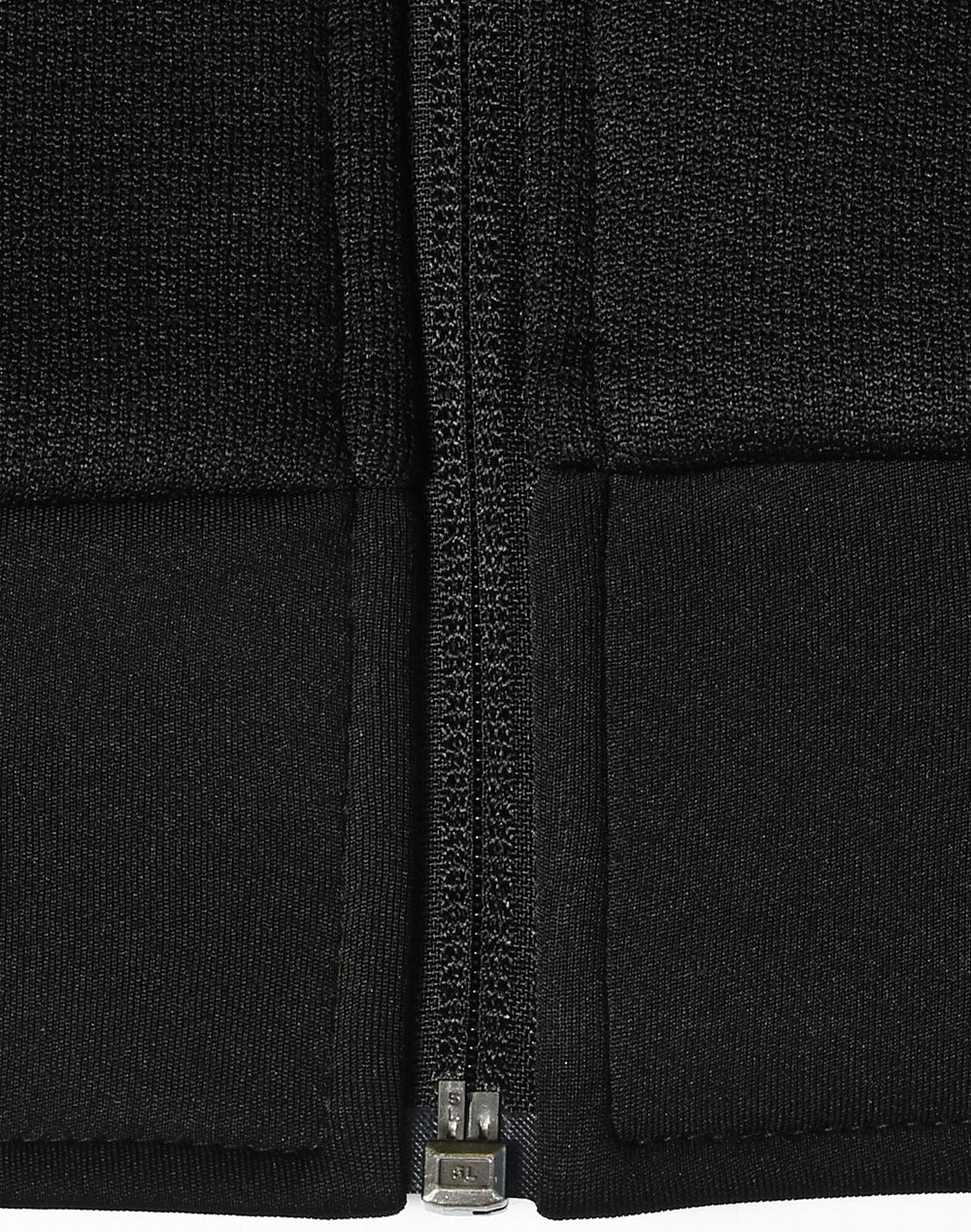 - Jacquard Fleece Bomber Jacket - Black