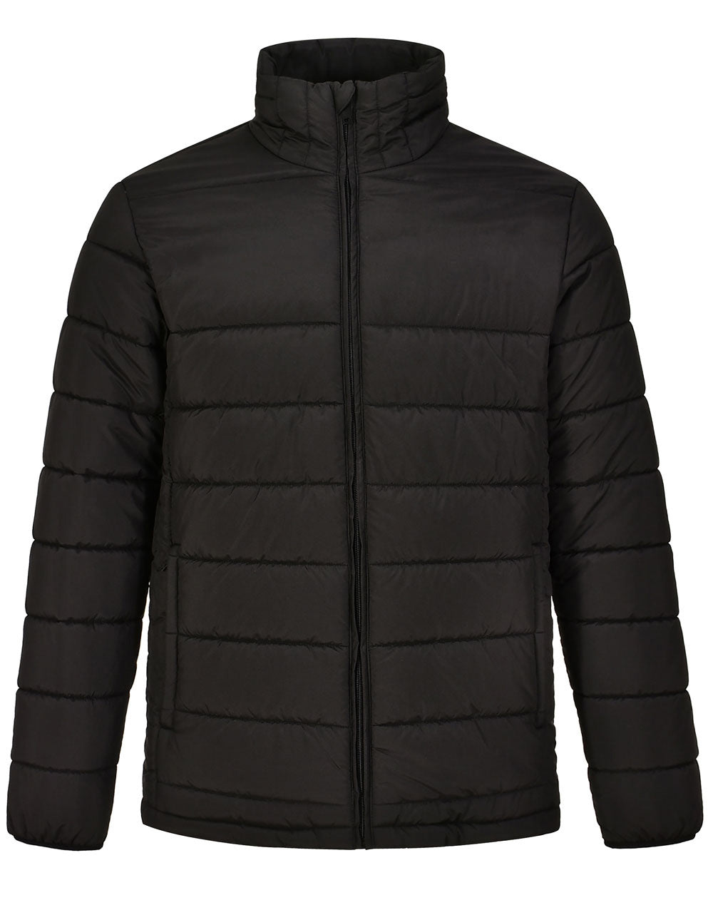 Mens Sustainable Insulated Puffer Jacket (3D Cut) - Black