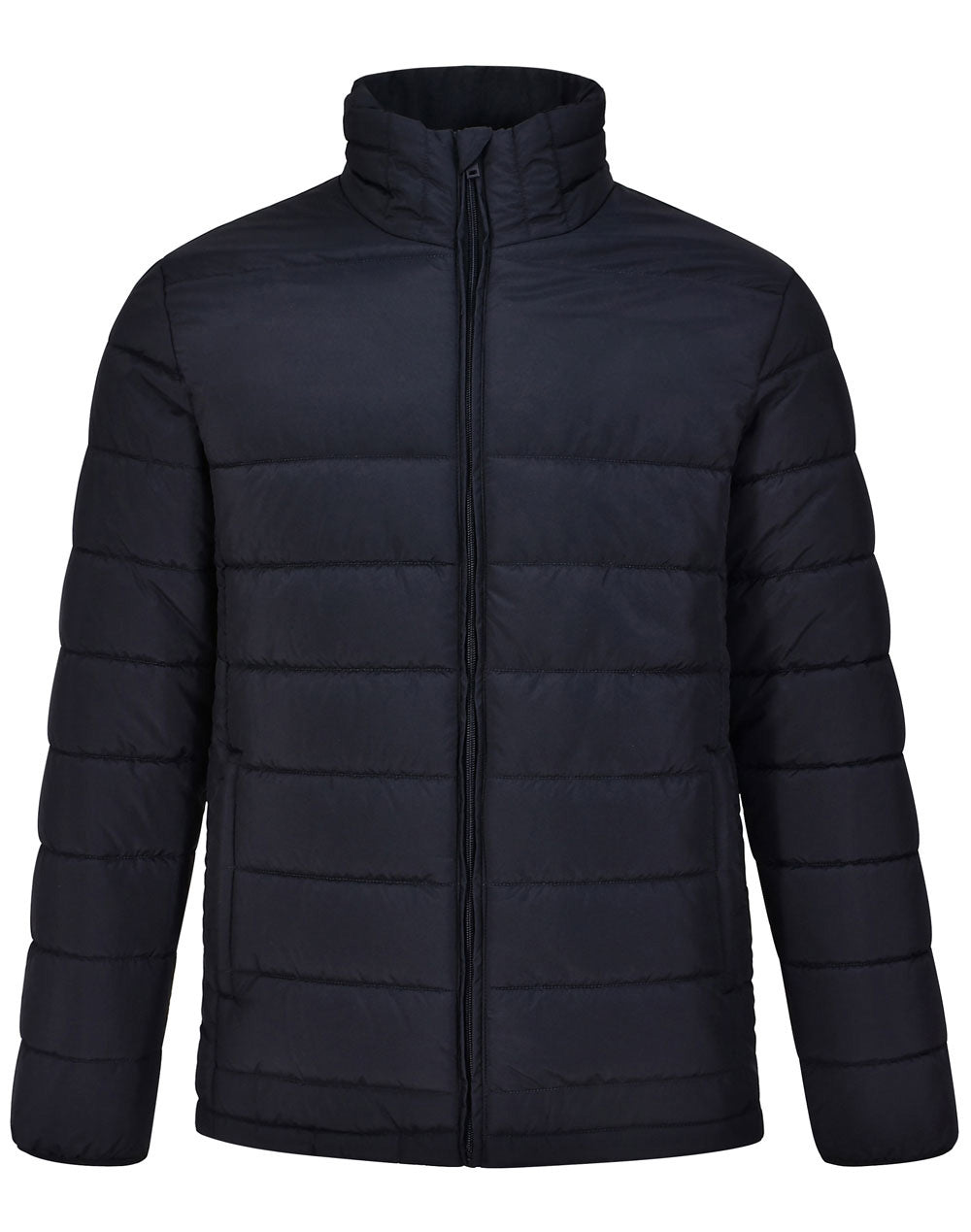 Mens Sustainable Insulated Puffer Jacket (3D Cut) - Navy