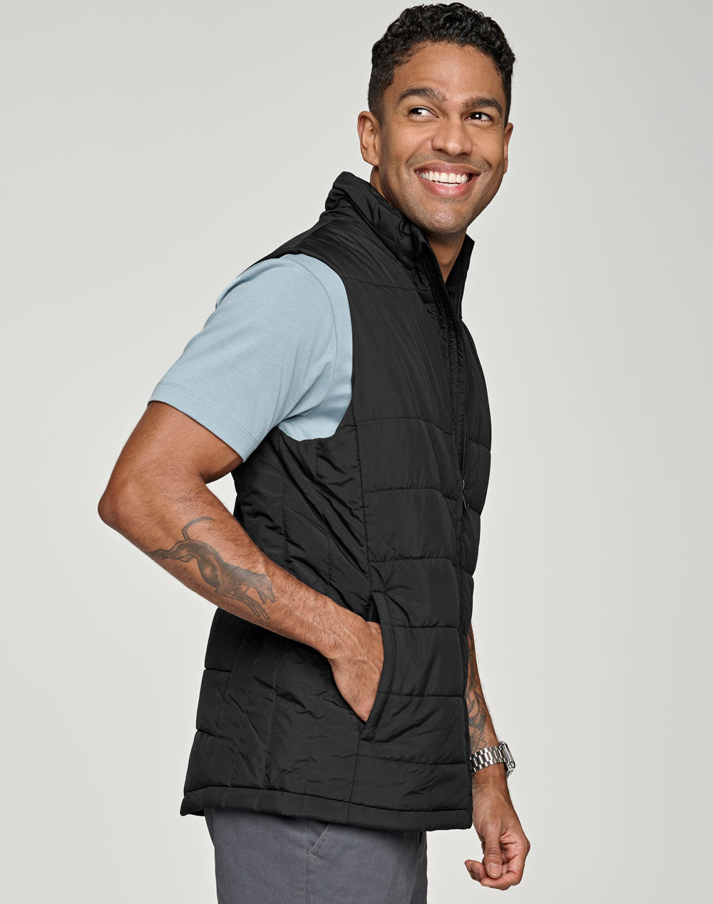 Sustainable Insulated Puffer Vest (3D Cut) Men'S