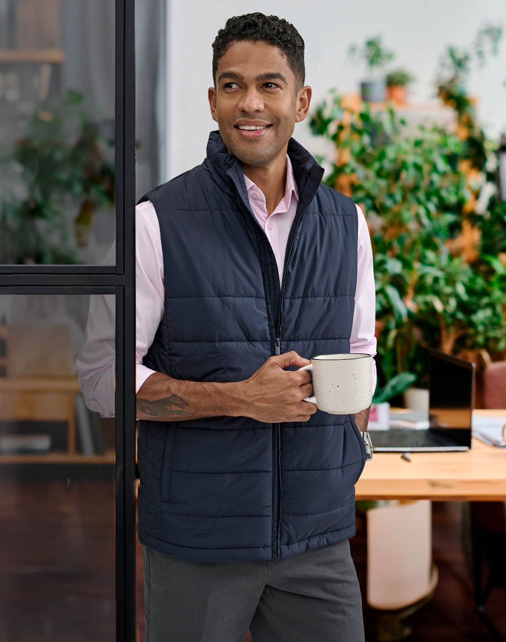 Sustainable Insulated Puffer Vest (3D Cut) Men'S