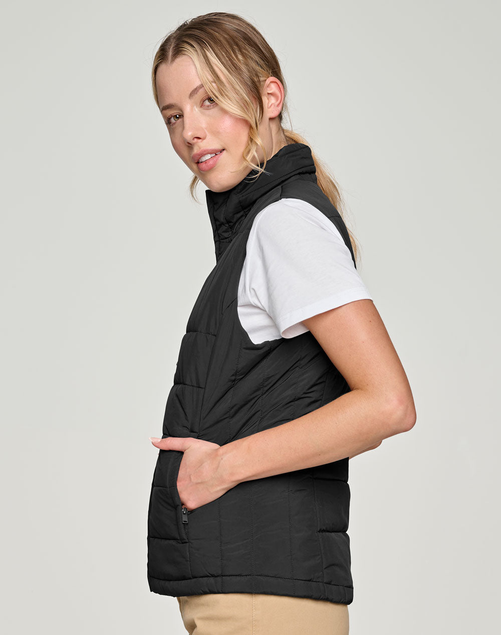 Sustainable Insulated Puffer Vest (3D Cut) Ladie'S