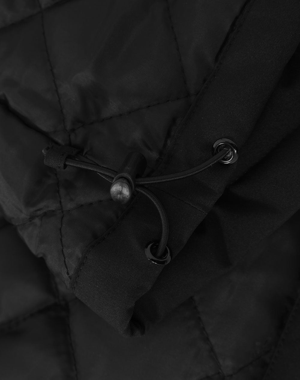 Unisex Waterproof Quilted Jacket - Black