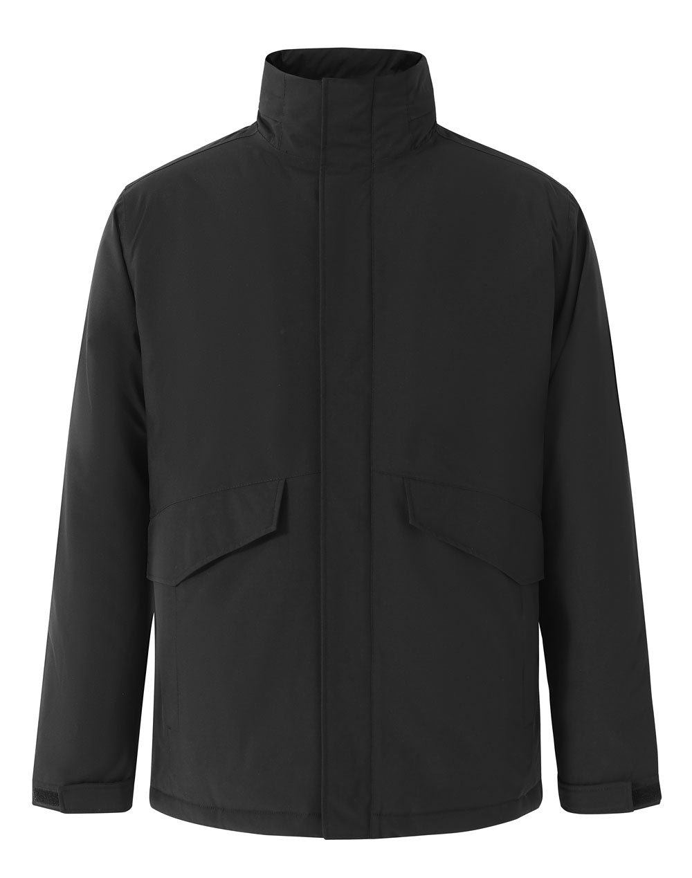 Unisex Waterproof Quilted Jacket - Black