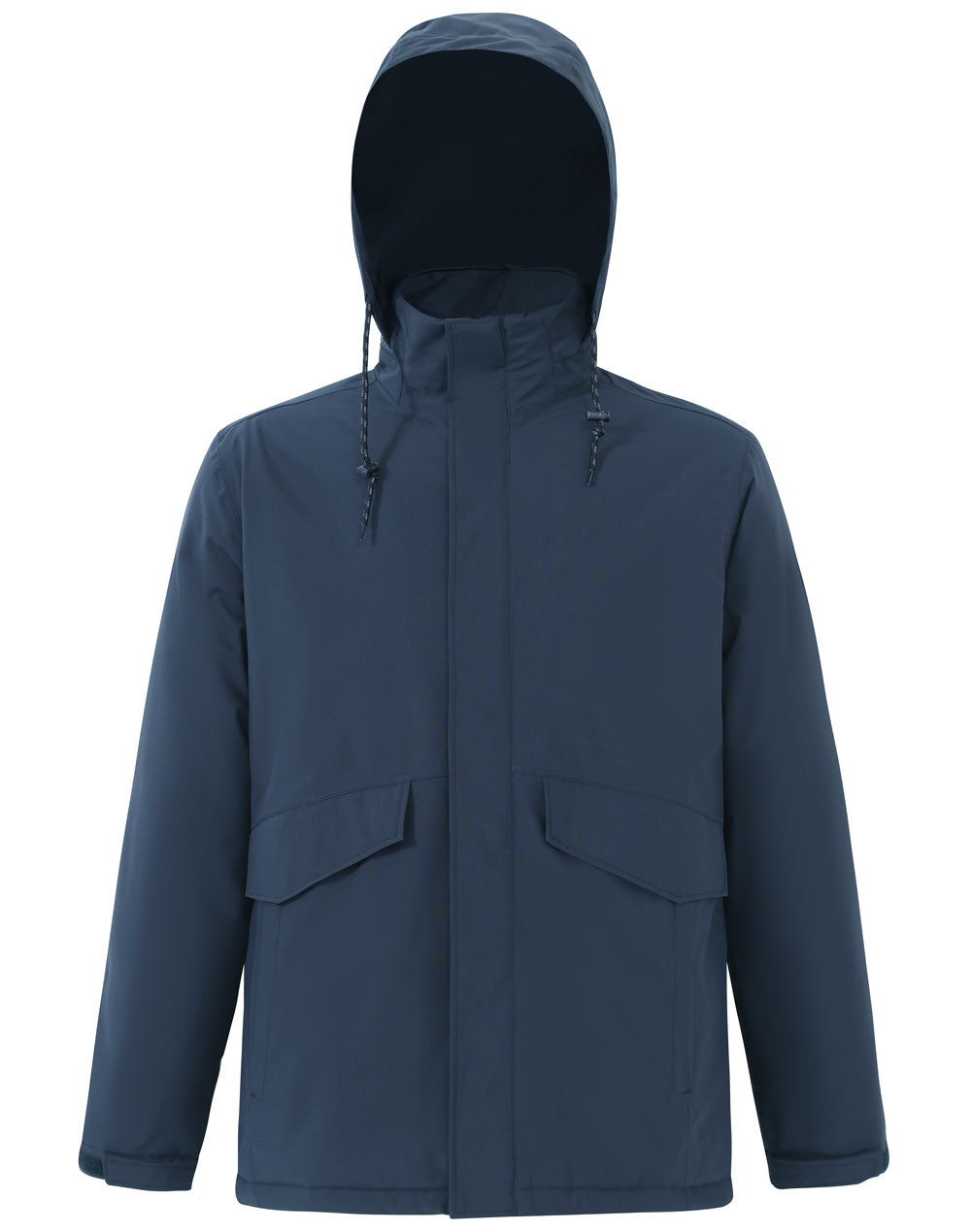 Unisex Waterproof Quilted Jacket - Navy
