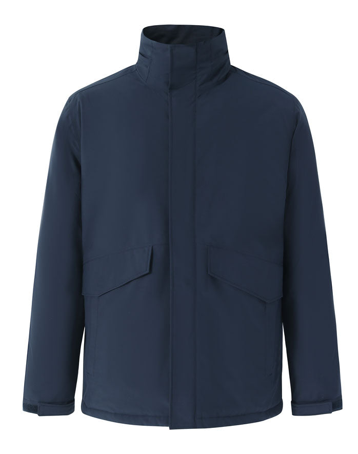 Unisex Waterproof Quilted Jacket - Navy