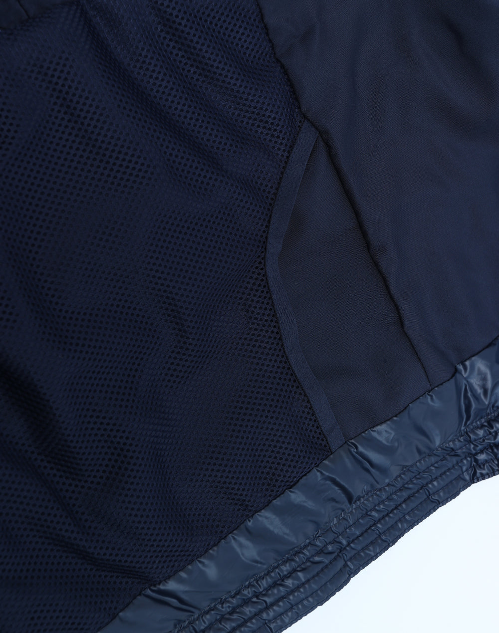 Adults Sustainable Lightweight Hooded Puffer Jacket - Navy