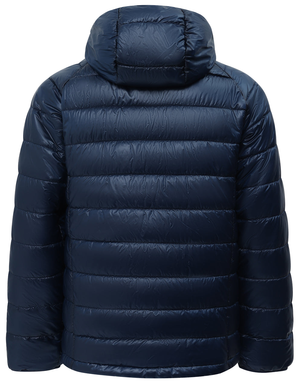 Adults Sustainable Lightweight Hooded Puffer Jacket - Navy