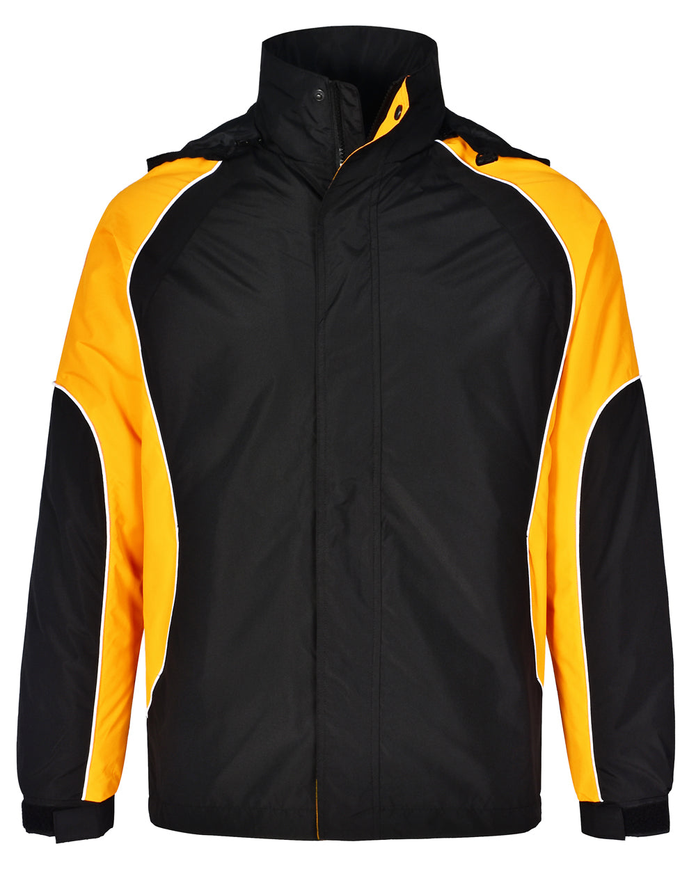 Arena Jacket Unisex - Black White.Gold