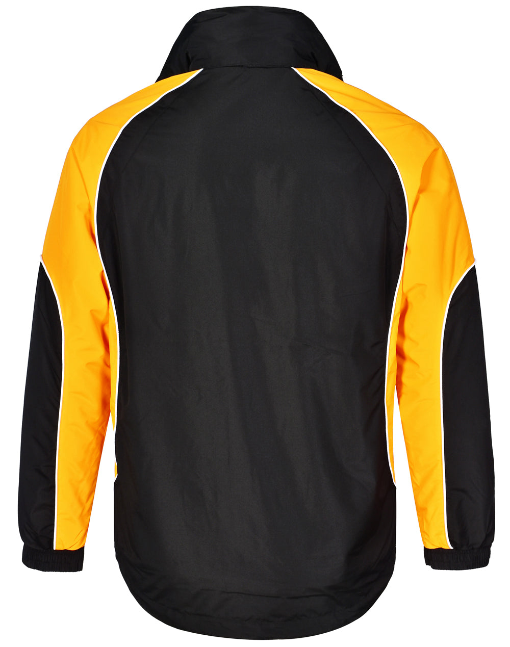 Arena Jacket Unisex - Black White.Gold