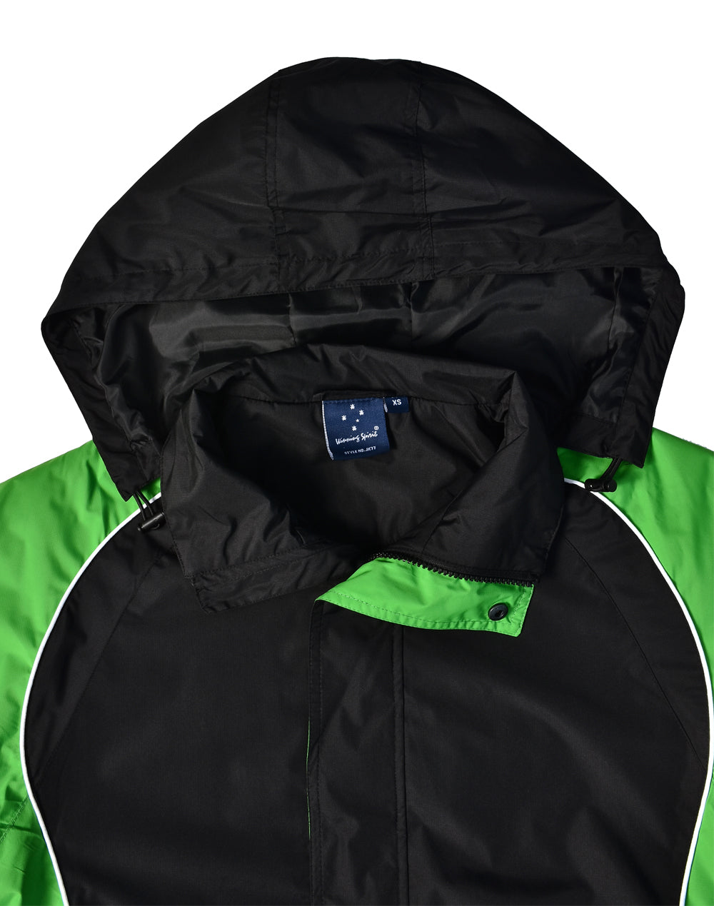 Arena Jacket Unisex - Black White.Green