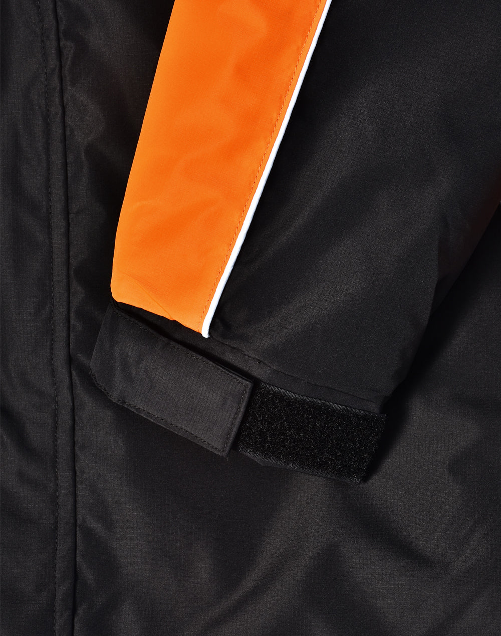 Arena Jacket Unisex - Black White.Orange