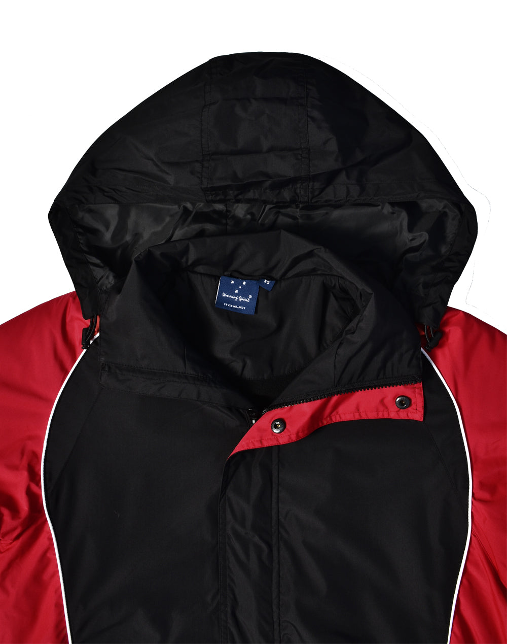 Arena Jacket Unisex - Black White.Red