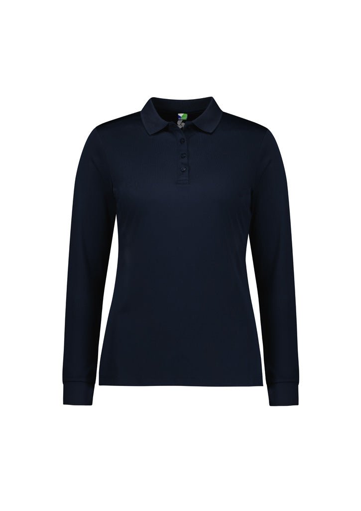 Action Womens Long Sleeve Polo