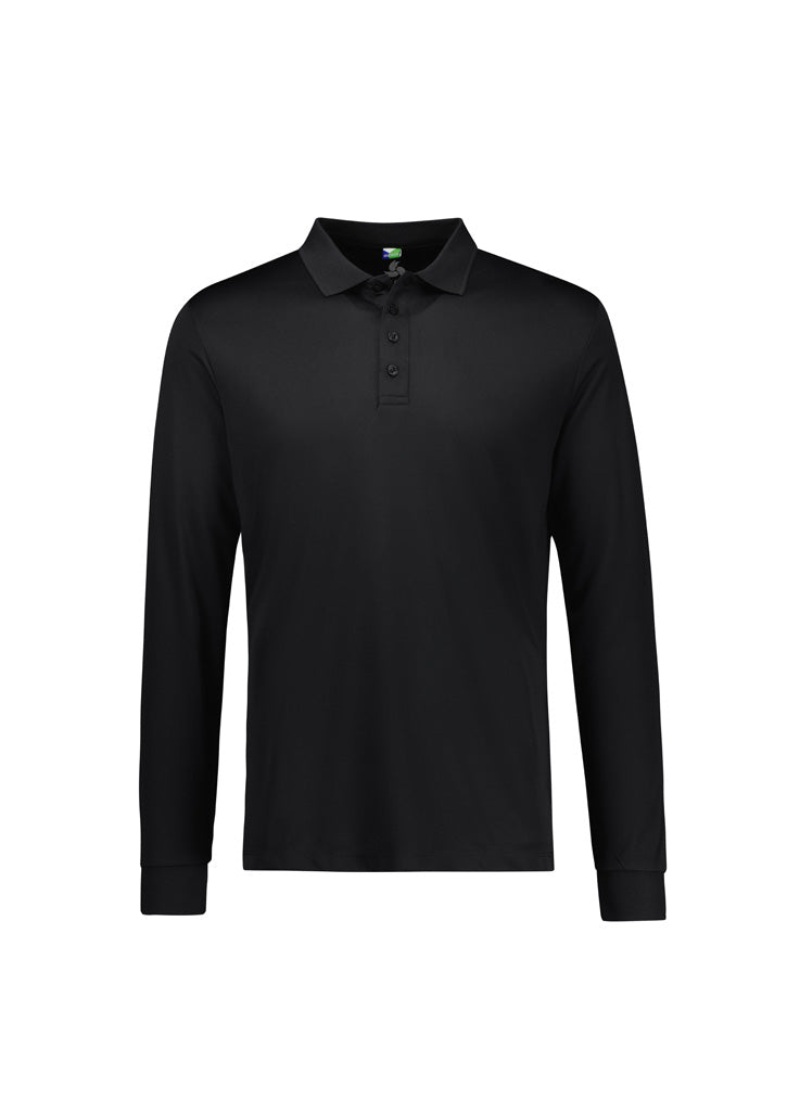 Action Mens Long Sleeve Polo