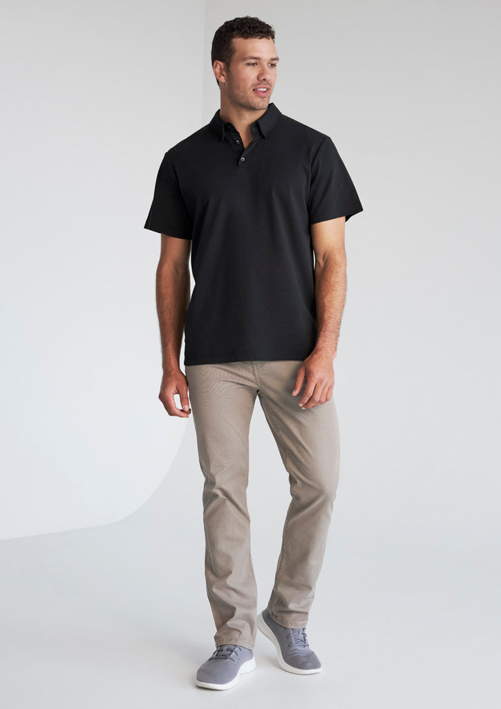 Lotus Mens Short Sleeve Polo